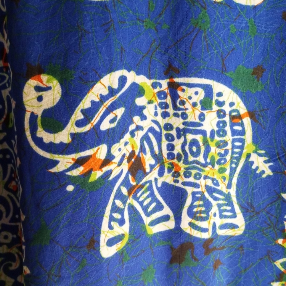 NWT ANA & KATE ELEPHANT SHORT CAFTAN 💚 - Picture 5 of 5